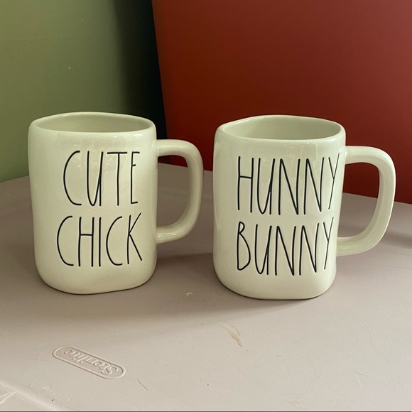 Easter Rae Dunn mugs double sided - Picture 2 of 2